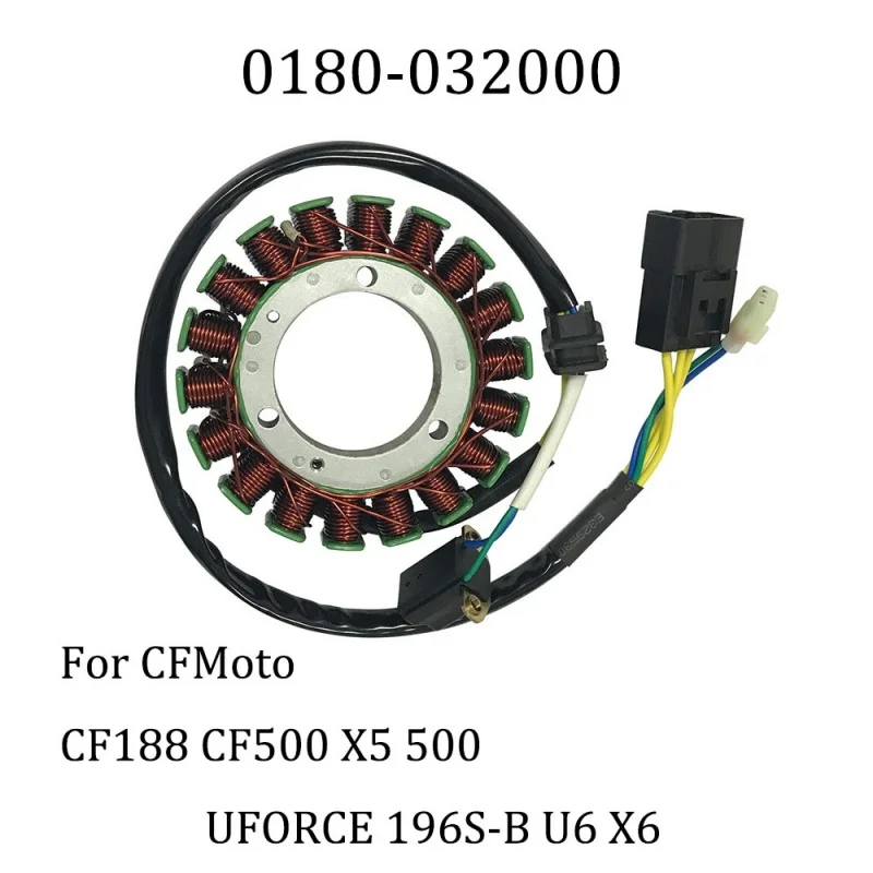 

Stator Magneto 0180-032000 Compatible with CFMoto 2007-2015 CFORCE 500 600 UFORCE 500 600 ZFORCE 600 X5 X6