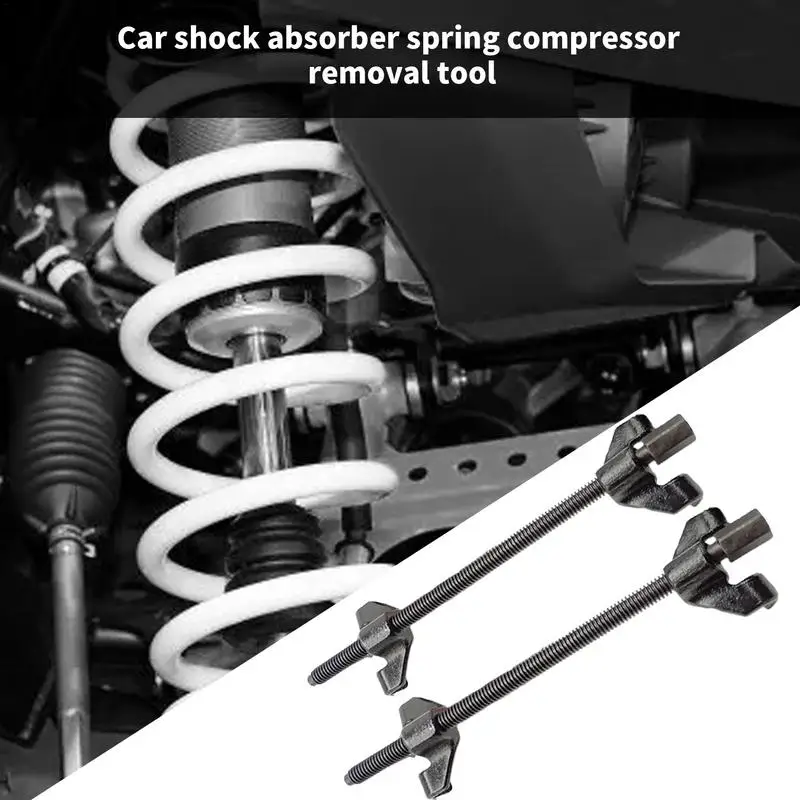 Strut Compressor Heavy Duty 2X Jaw Claws Auto Tools Suspension Tools Strut Remover Installer for Coil Springs Shock Absorbers