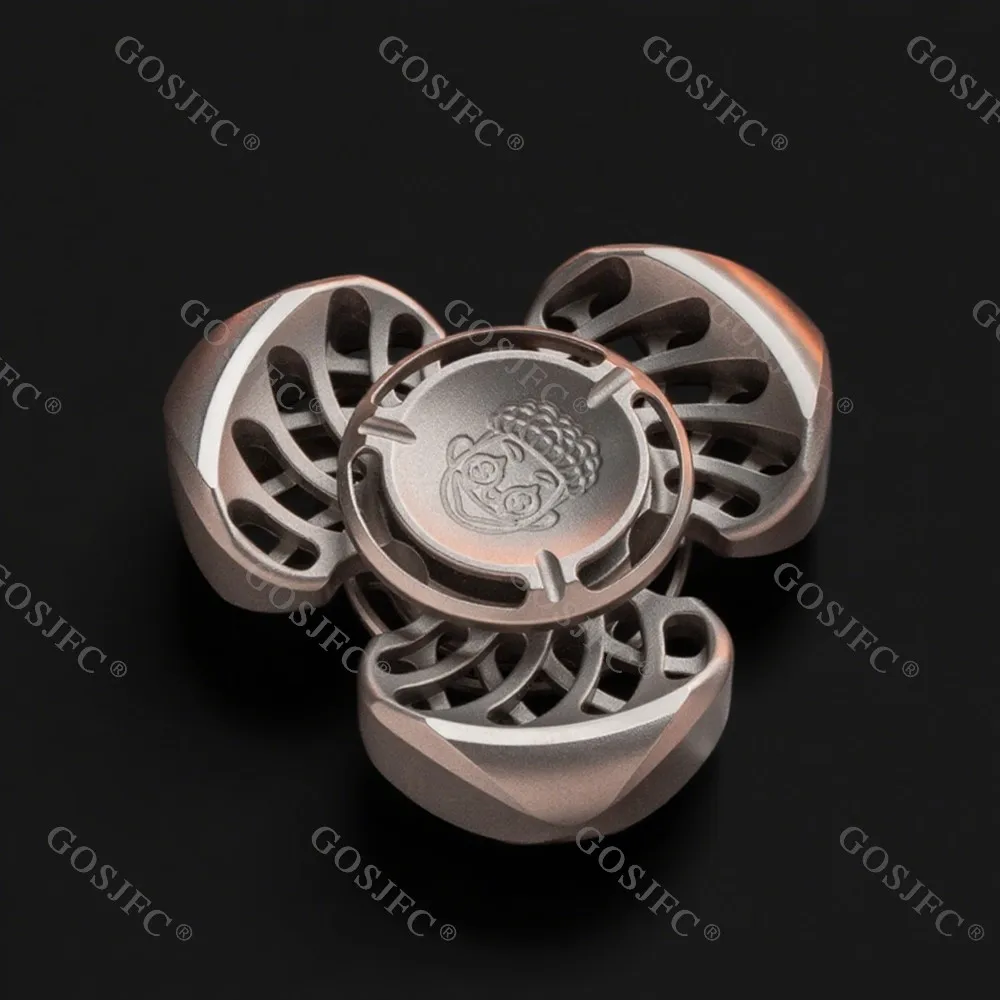 ZacLab Fidget Spinner titane soulagement du Stress jouet gyroscope bureau accessoires Fidget jouets pour adultes