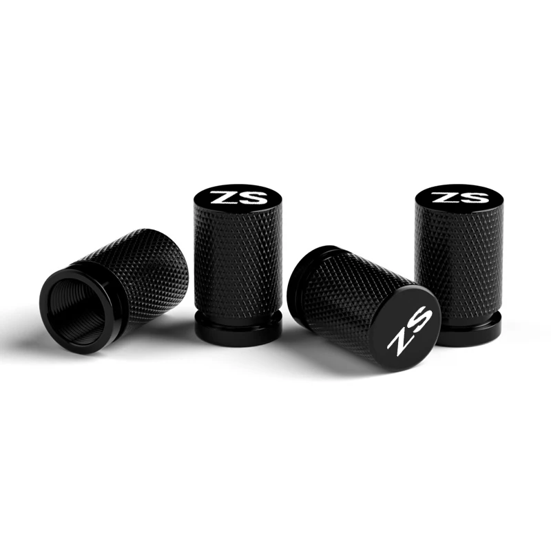 4pcs Car Wheel Tire Rim Valve Stem Caps Covers Universal for MG ZS Badge 2024 2019 2020 2025 Exterior Decor Auto Accessories