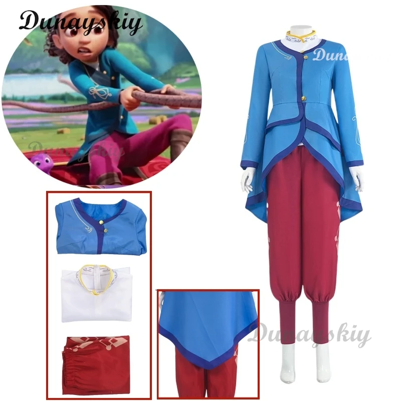 

Princess Ellian Cosplay Costume Animated Movies Female Lead Ellian Stage Costumes Halloween Princess Dressing Up
