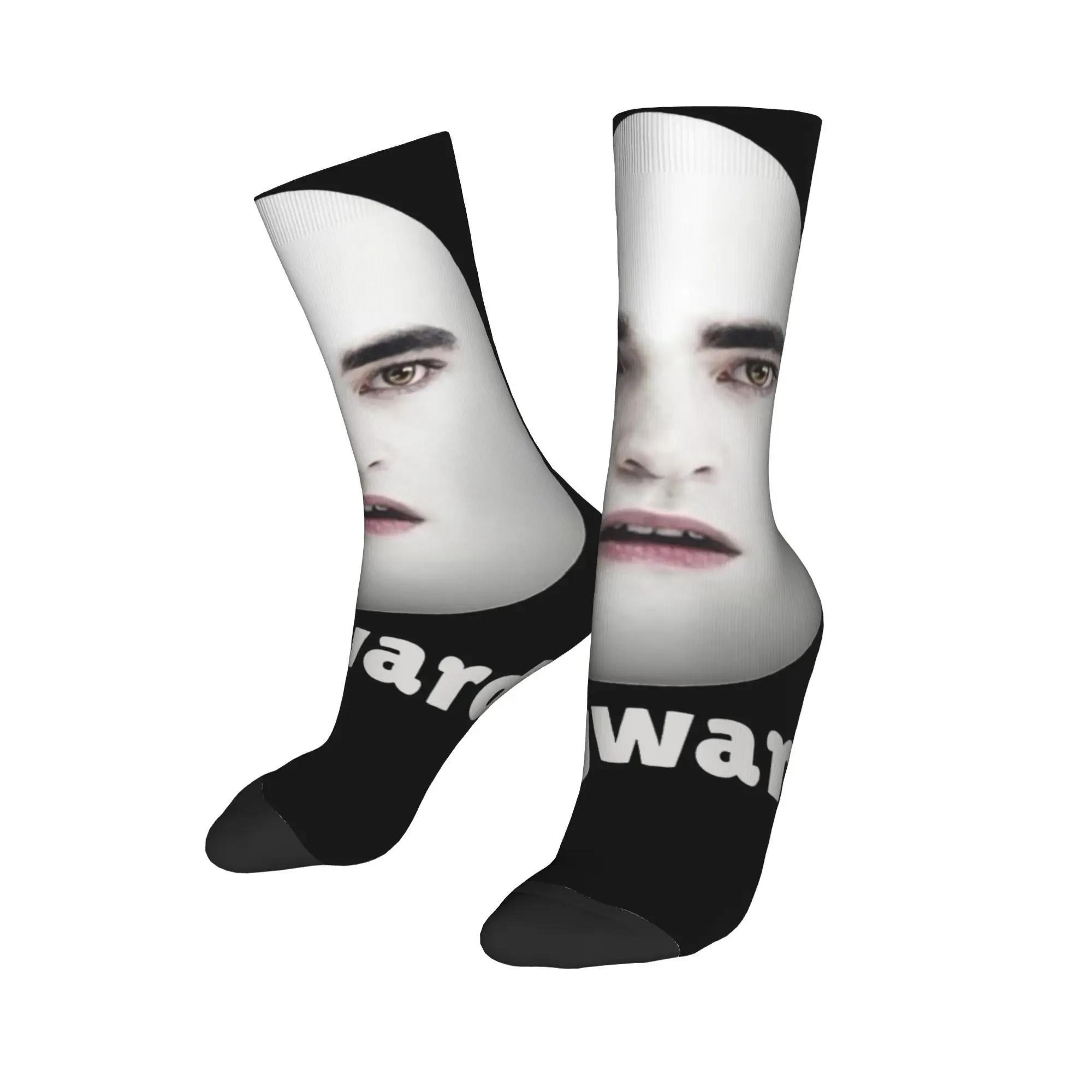 Twilight Eggward Funny Meme Socks for Women Men Breathable Edward Cullen Super Soft Middle Tube Socks Non-slip