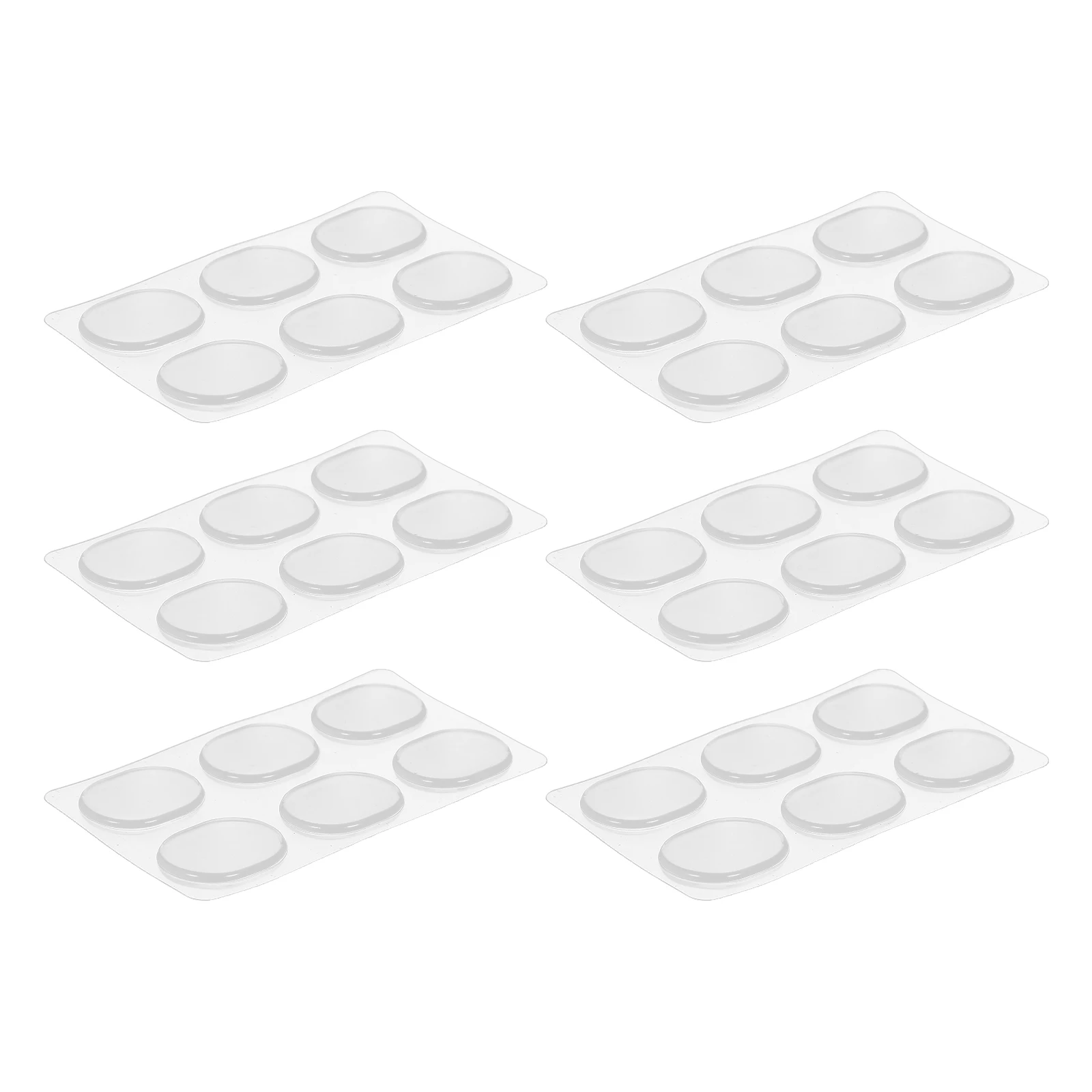 

36 Pcs Silicone Heel Patch Clear Foot Sticker Cushions Liner Pads Protective Feet Covers Skin Tape Reusable Soft High Elasticity