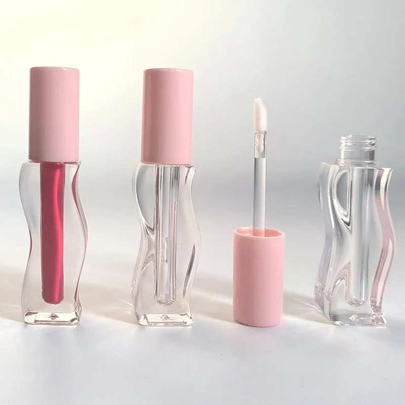 

50 pcs 2.5ML Wavy Lines Lip Gloss Tubes Liquid Lipstick Empty Lip Glaze Tube Refillable Cosmetic Packaging Container