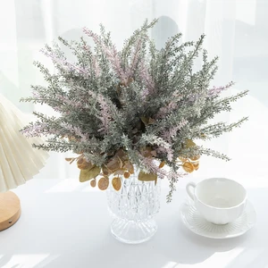 زهور اللافندر الاصطناعية ، نباتات القمح المزيفة الرخيصة ، باقة ، عيد الميلاد ، الزفاف ، زخرفة الطاولة المنزلية ، الحرف الخريف ، سكرابوكينغ أفضل 12 ترتيبات قطعة خبز القمح مبيعا - رقم 11