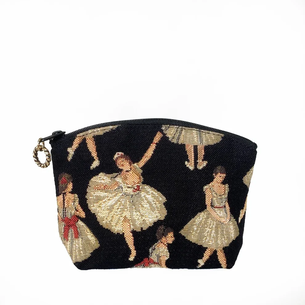 belle-branchee-ballet-girl-pochette-de-maquillage-sac-de-rangement-fabrication-artisanale-couture-faite-main-style-vintage-forme-structuree-sac-pour-femme