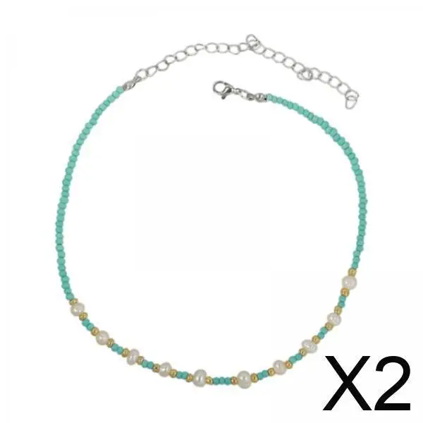 

Ожерелье из жемчужных бусин ручной работы, очаровательное модное украшение для девушек и женщин, для вечеринок