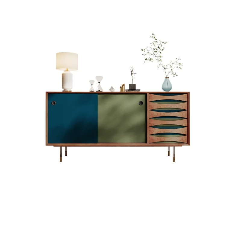 Morden Oriental Edge Cabinet Bedroom TV Cabinet Storage Storage Cabinet Nordic Simple Wind Door Entrance