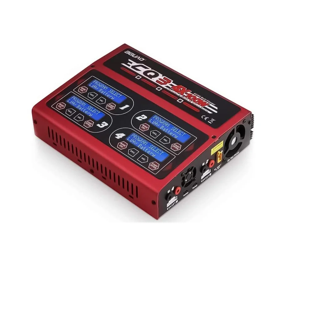 BGUAD CQ3 100W 10A 1-6S AC100-240V DC11.0V-18.0V Balance Charger With JST_XH Adapter Board for LiPo LiFe NiMH NiCd Battery
