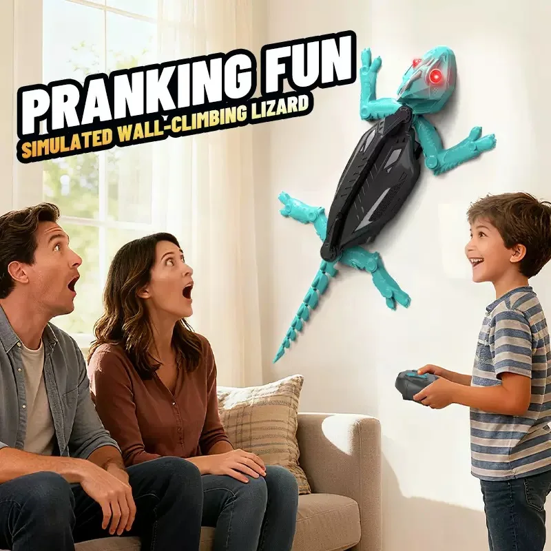 

Tricky Wall Climbing RC Gecko Toy Electric remote control lizard wall climbing car gecko Animal Car Children's Halloween Toys