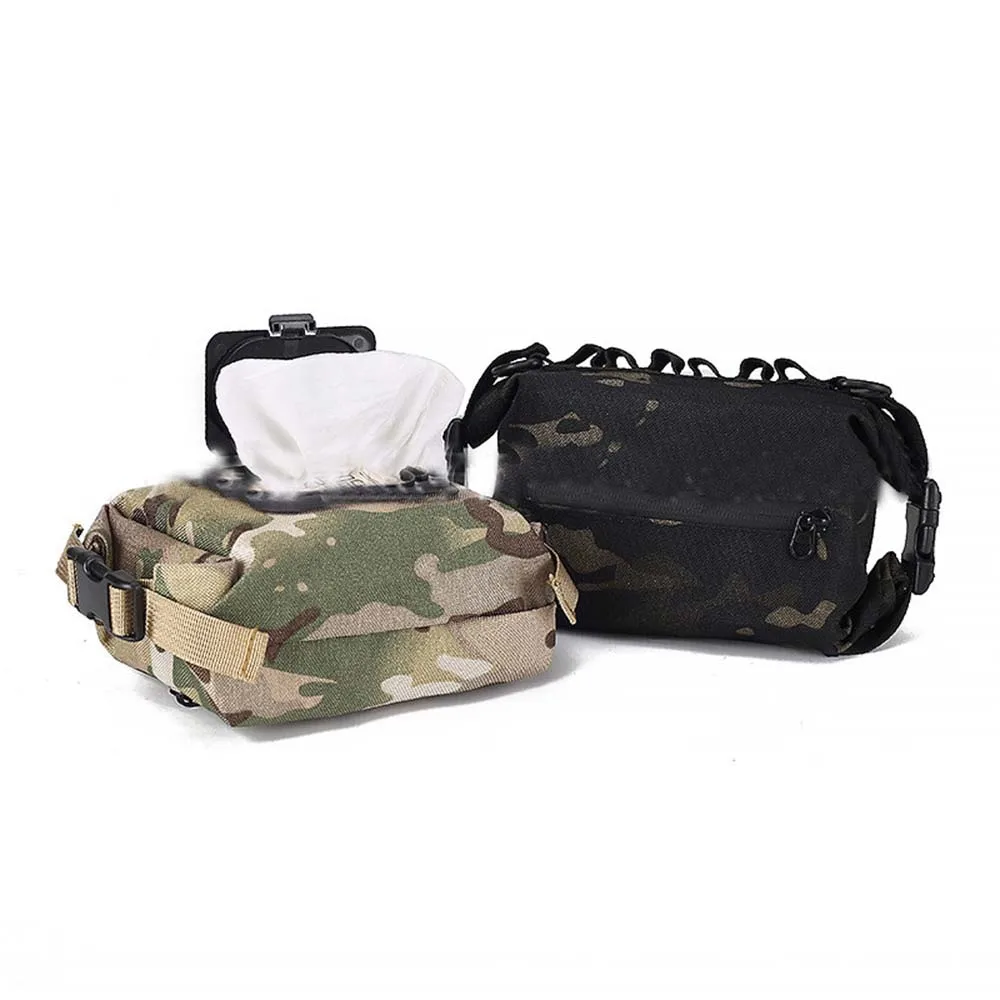 Bolsa táctica de nailon impermeable para pañuelos en exterior - imagen 3