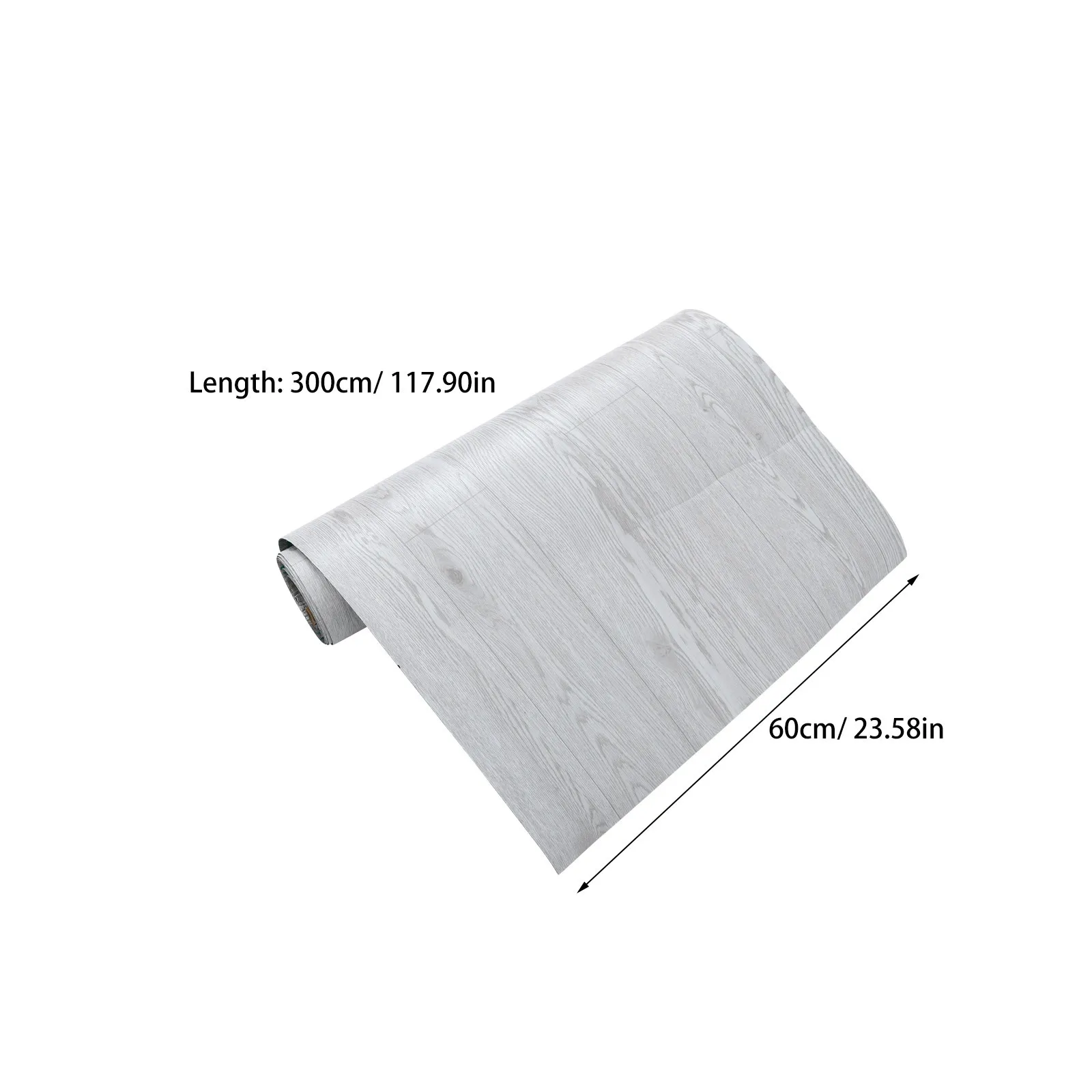 1 لفة أرضيات بولي كلوريد الفينيل ذاتية اللصق، متانة معززة ومضادة للانزلاق ومقاومة للاهتراء، سهلة التركيب لغرفة نوم المطبخ والحمام #6