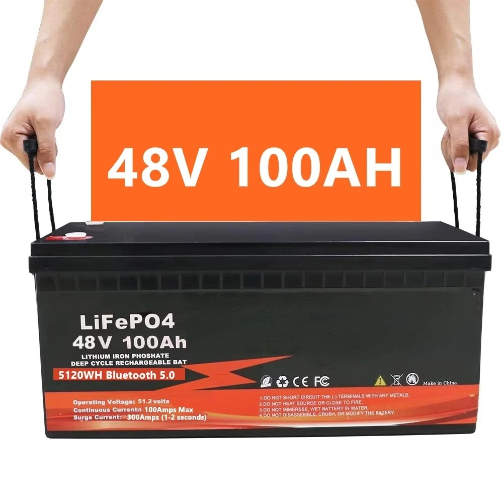 Customizable 51.2V 105 AH Golf Cart Batteries 48V 50Ah 100Ah 120Ah Battery Pack for BT Electric RV & Marine