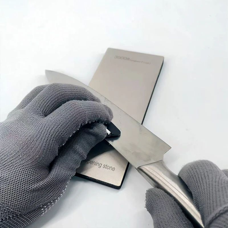 مبراة سكاكين حجرية لشحذ الماس، قاعدة صلبة، حصى غير قابل للانزلاق 80-3000 #   أدوات الماس غرامة طحن المشحذ 170*75 مللي متر