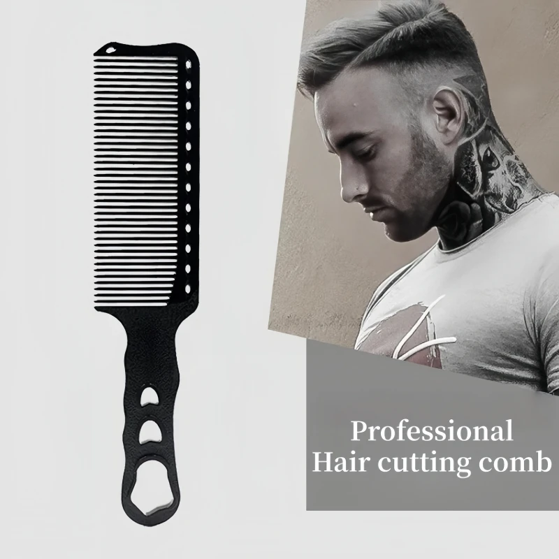 1Pc Men\'s Hair Cutting Comb Anti-slip Anti-static Hairstylist Trimming Hair Comb Barber Shop Pro Hairdressing Hairbrush Y0724