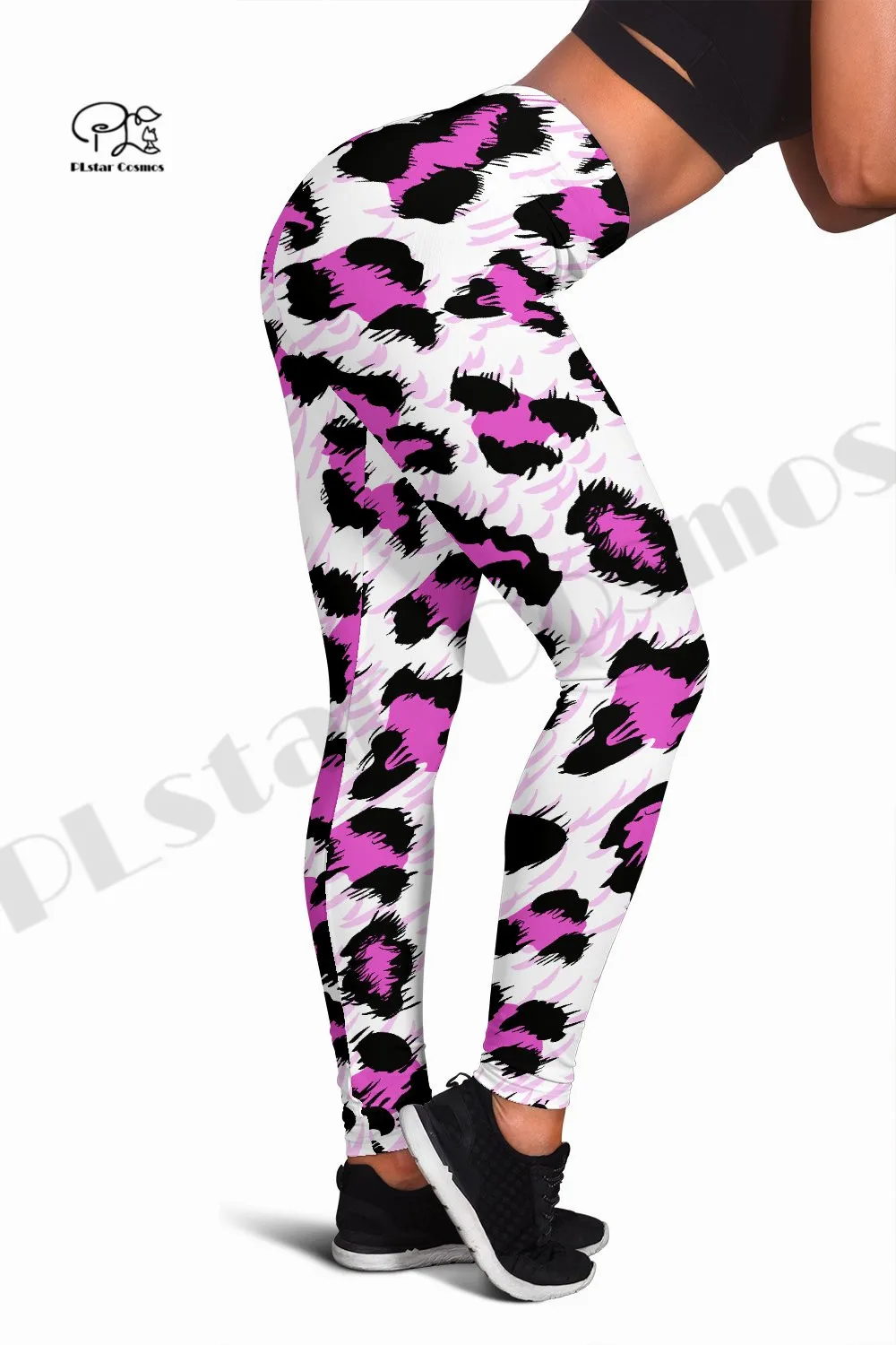 PLstar Cosmos najnowszy Leopard wzór skóry węża 3d print legginsy US rozmiar legginsy treningowe obcisłe spodnie Sexy siłownia legginsy 1