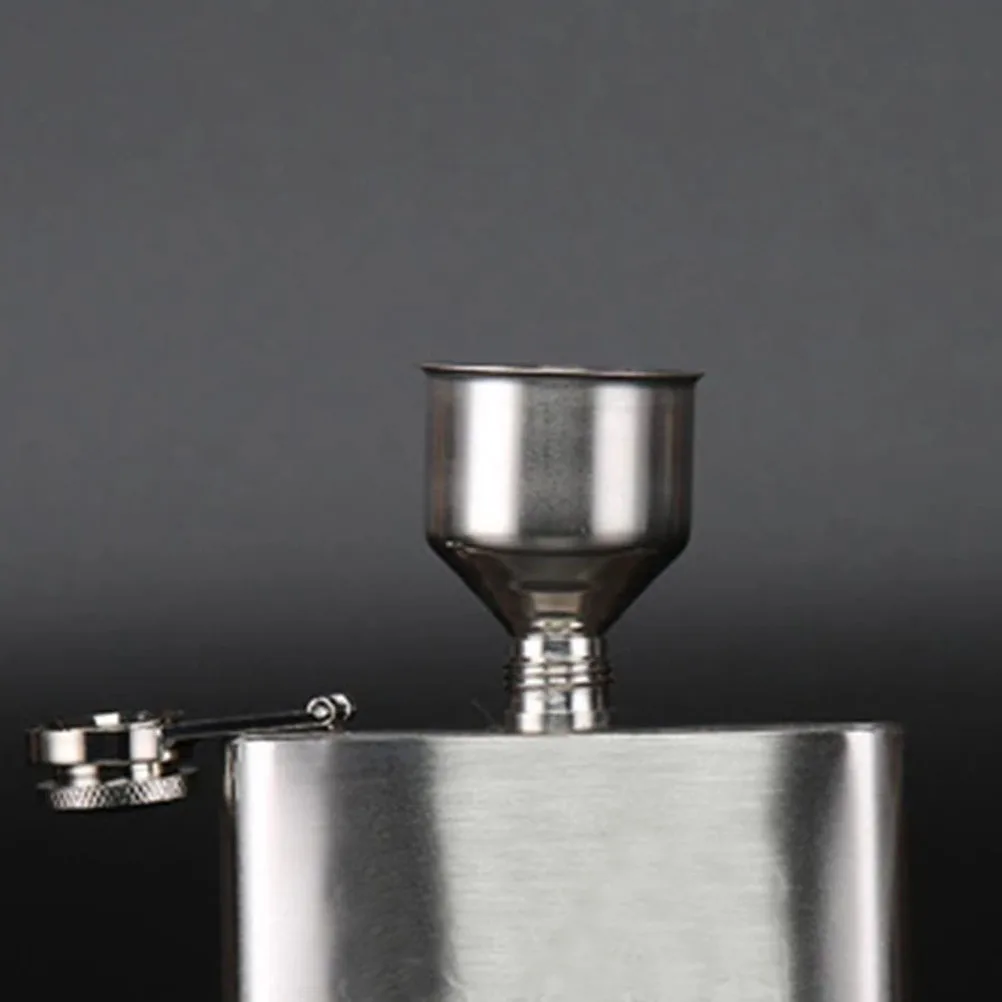 

6Pcs Reusable Stainless Steel Funnel Set for Oil Wine Jam Juice Dispensing Home Kitchen Tools Kitchen Funnel Wine Filter