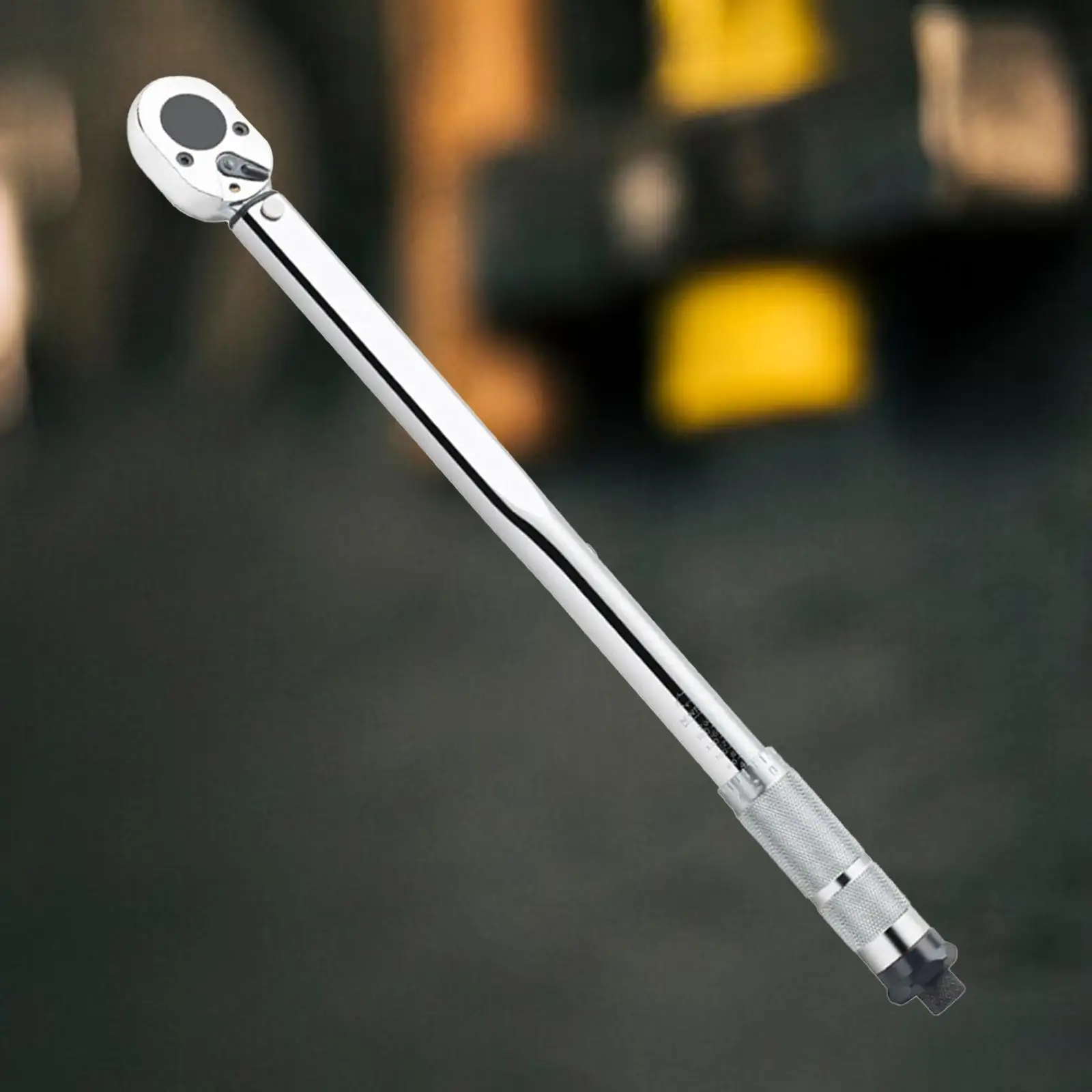 

1/2inch Drive Torque Wrench Spanner for Motorcycle Ergonomic Handle Smooth Action Mechanism Versatile Carbon Steel Length 42cm