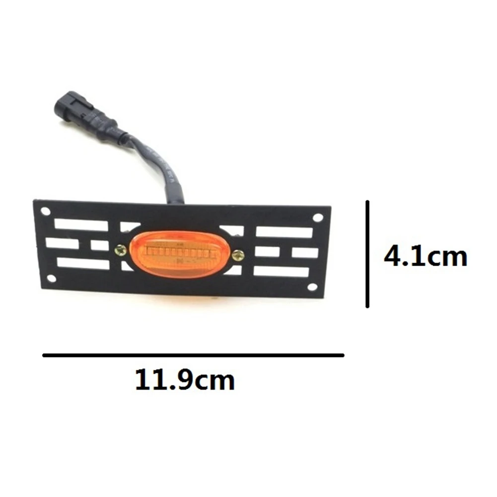 Front Bumper Grille 12 LED Amber Light Bracket Kit for Camaro F150 Ram ImpreZa Wrangler 4Runner Camry Jimny Truck SUV