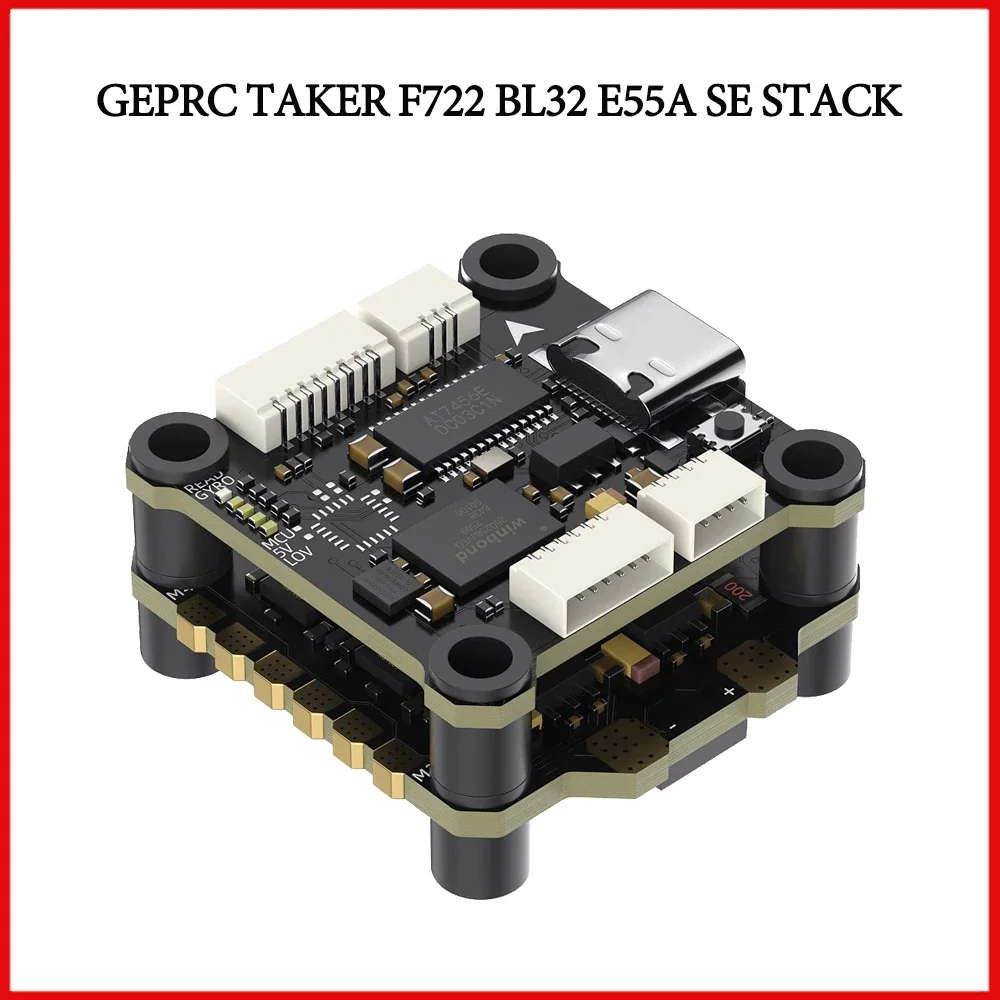 AvaCoreGEPRC TAKER F722 BL32 E55A SE STACK For RC Plane Electronic Chip Accessories With TAKER F722 Flight Controller