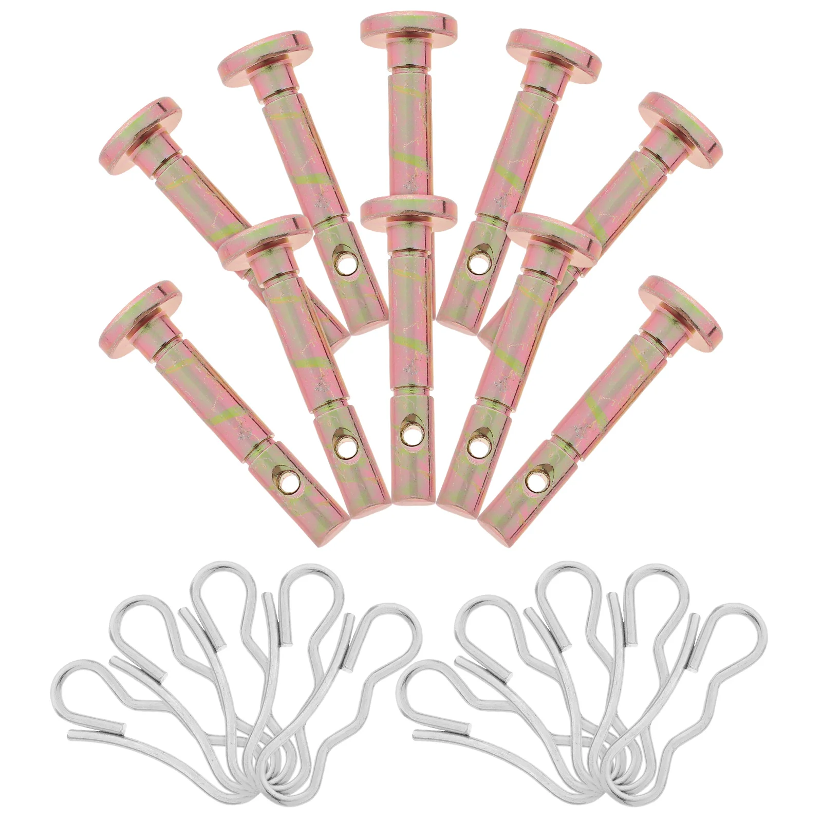 

10Sets Shear Pin Set for Snow Blower Easy Replacement Simple Installation Sturdy Metal Pins for Snow Thrower Efficiency Boost