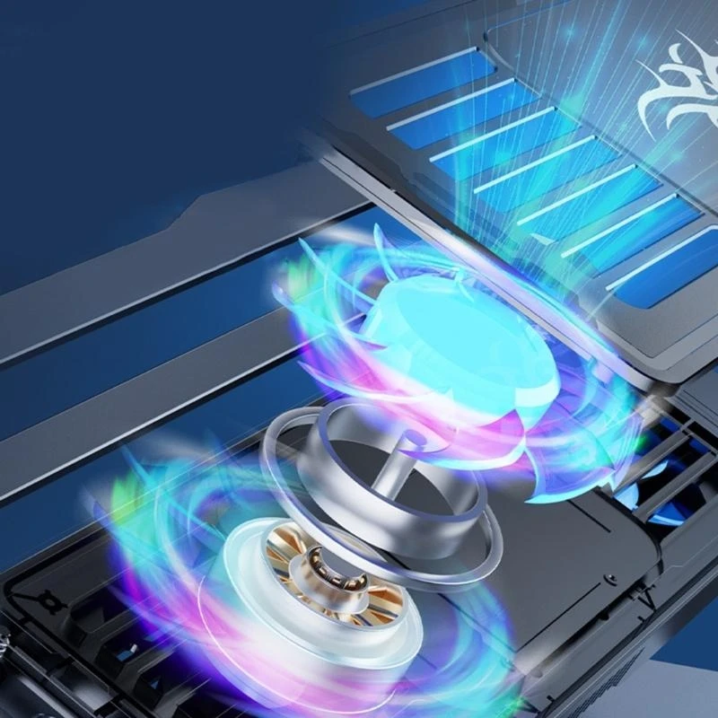 Охлаждающая подушка для ноутбука с тихим вентилятором для компьютерного компьютерного ноутбука игры