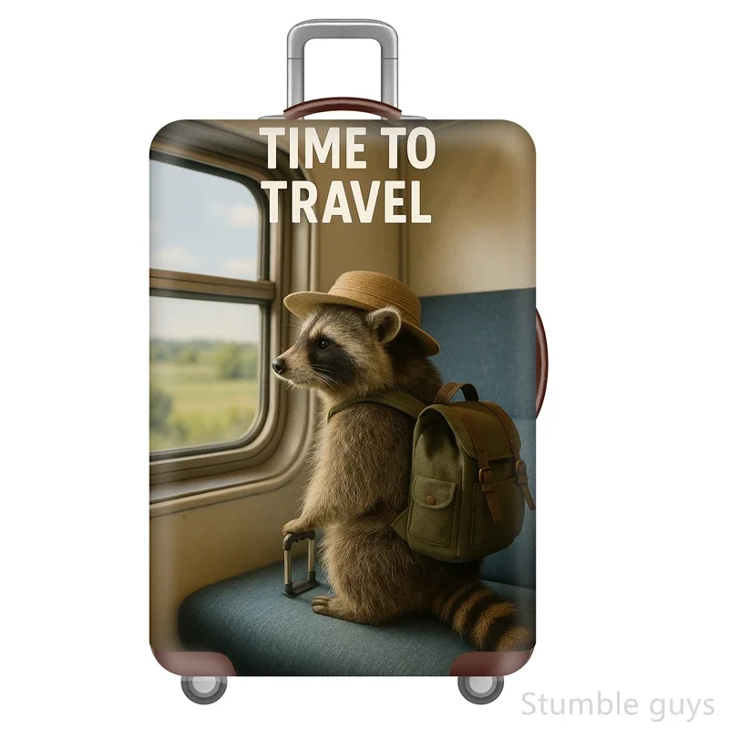 

Эластичный защитный чехол для багажа, устойчивый к царапинам, прочный, пылезащитный, полезный аксессуар для путешествий и командировок.