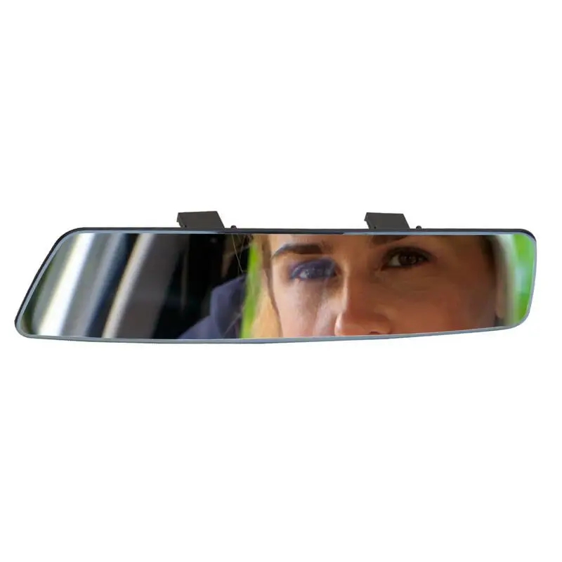 Anti-Glare Rear View Mirror Clip-on Car Rearview Mirror Curved Design Wide Field Of Vision Minimize Blind Spots Improve Driving