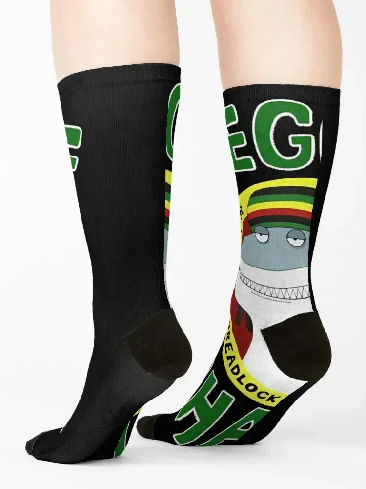 Reggae Shark Team S Nuevo estilo para niñas y niños Los mejores calcetines regalos de invierno Medias hombre regalos de navidad Calcetines masculinos Mujer