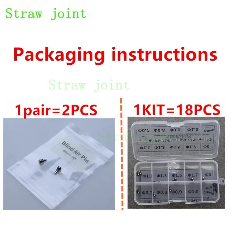 SS Air Pin Airflow Control Screws for Ambition Mods BISHOP BI2HOP MTL B1 / B2 1Kit (18PCS or 2PCS) Intake Screw #4