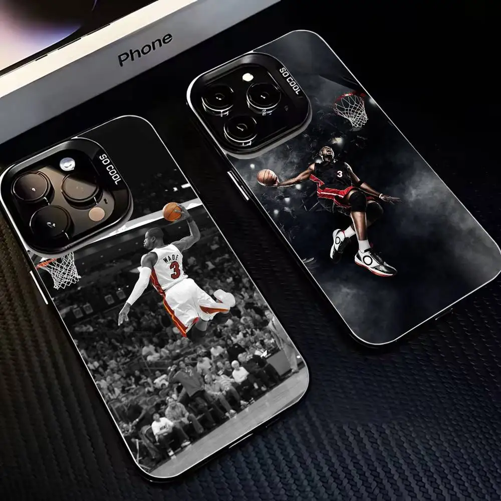 

D-Dwyane W-Wade 6 Phone Case For iPhone17,16,15,14,13,12,11 Plus,Pro Max Black Matte Shockproof Cover