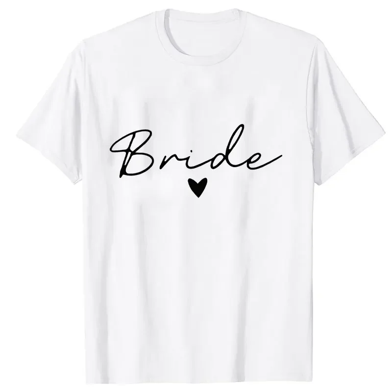 Vrienden Enkele Afscheidsvrijgezellenfeest Tees Team Bruid T-Shirt Bruids Bruiloft Verloofde Tops Vrouwen Esthetische Kleding