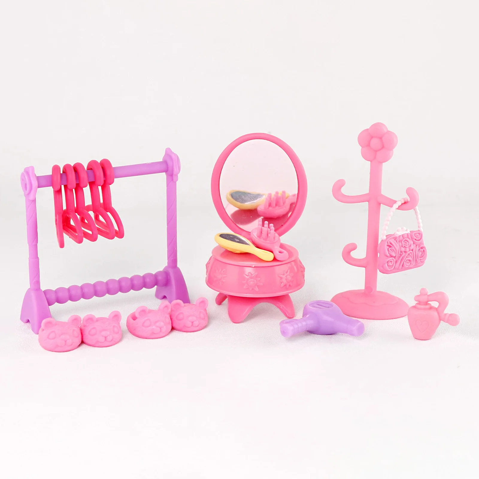 

Minilpsshop Pet Shop Rare Bath Set and Drying Rack Set Accessories Suitable For Animal Ornaments for lps