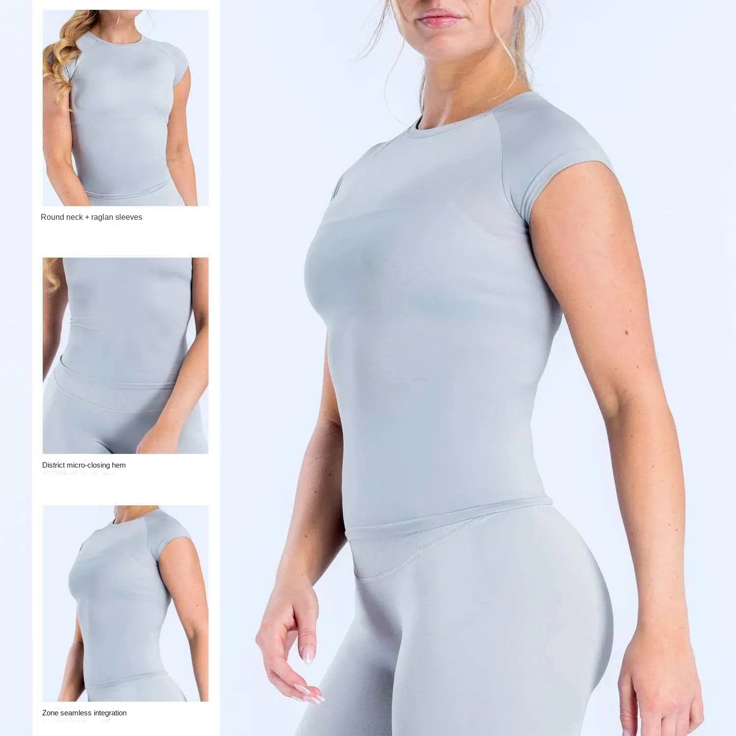 2026 New Ladies Impact Fitness Shaping Naked Short Sleeves, Fitness, Yoga, Pilates, Quick-Drying Breathable, Running, Sportswear