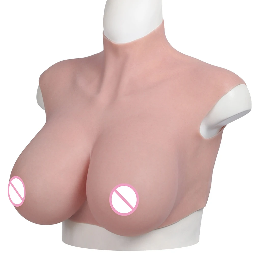 Realistic Silicone Breast Forms Realistic Bloodshot Design Breastplate For Crossdresser Male to Female  Fake Boobs Tits