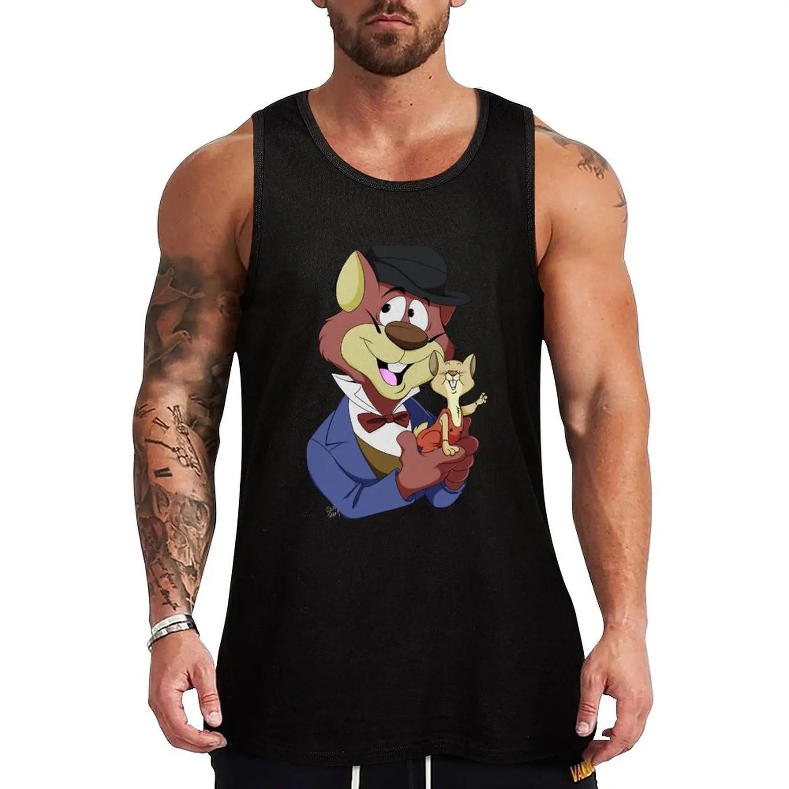 Camiseta sin mangas Rigodon y Tico, sin arrugas, informal, para uso diario