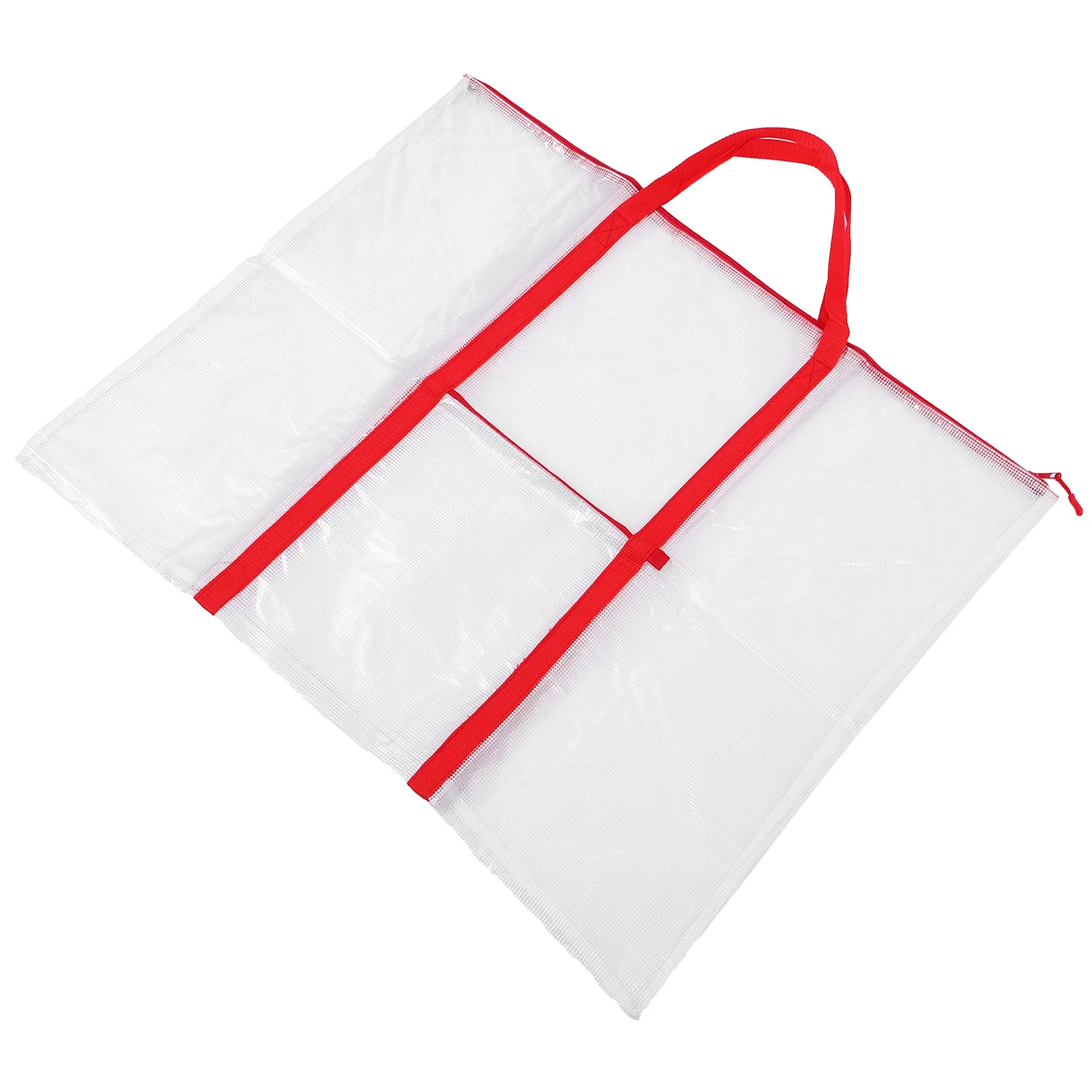 

Tote Bag Organizer Display Board Storage Bulletin Combination Portfolio Drawing Red Painting