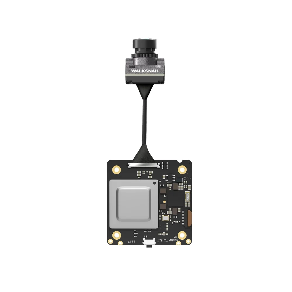 Caddx Walksnail Avatar Mini 1S Kit, 1080P/60fps, 350mW, 22ms, baja latencia, almacenamiento integrado de 8GB para Dron de carreras FPV Tinywhoop