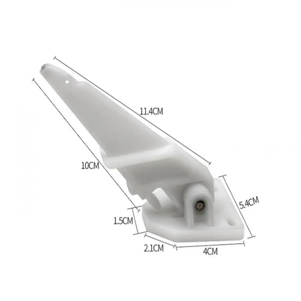 Marine Pitot Tube Speedometer Pickup White Plastic Gauge Sensor for Accurate Boat Speed Measurement