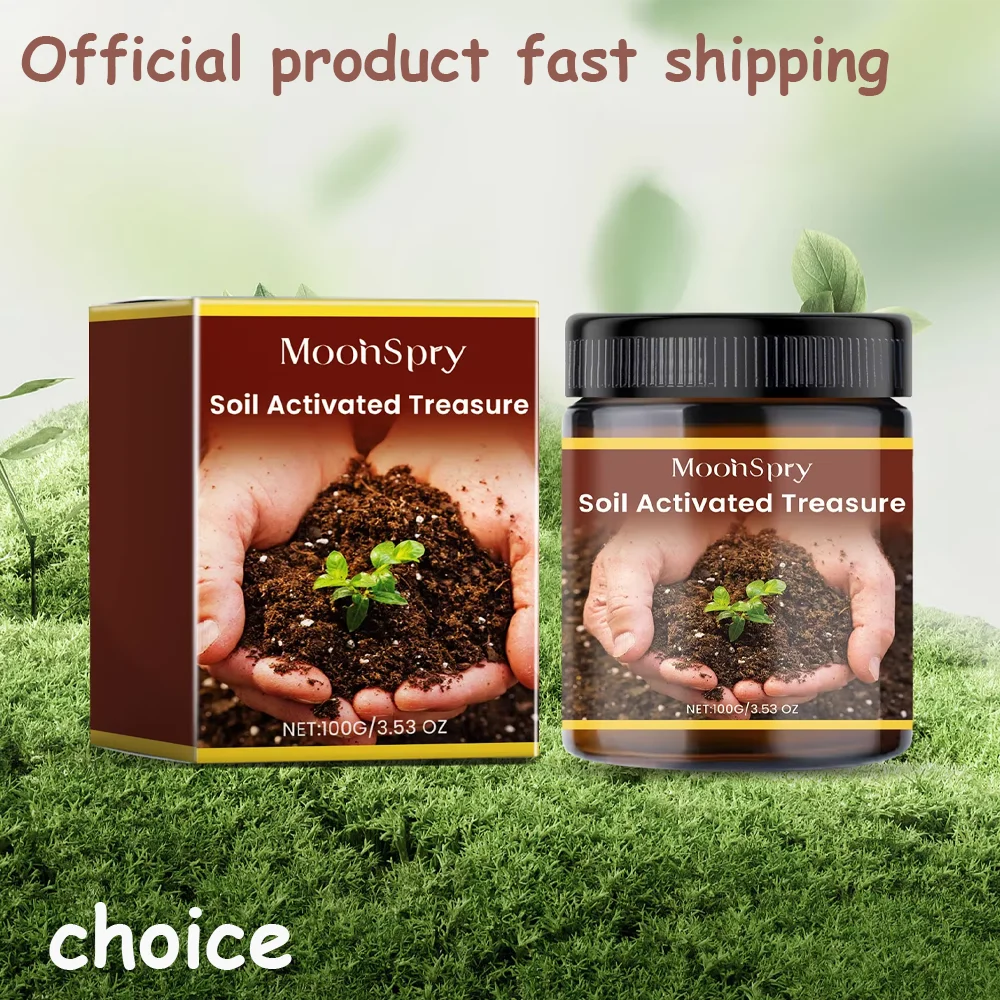 Soil Activator for Plant Growth - Enhances Soil Structure Nutrient Absorption - Accelerates Development - Soil Conditioner
