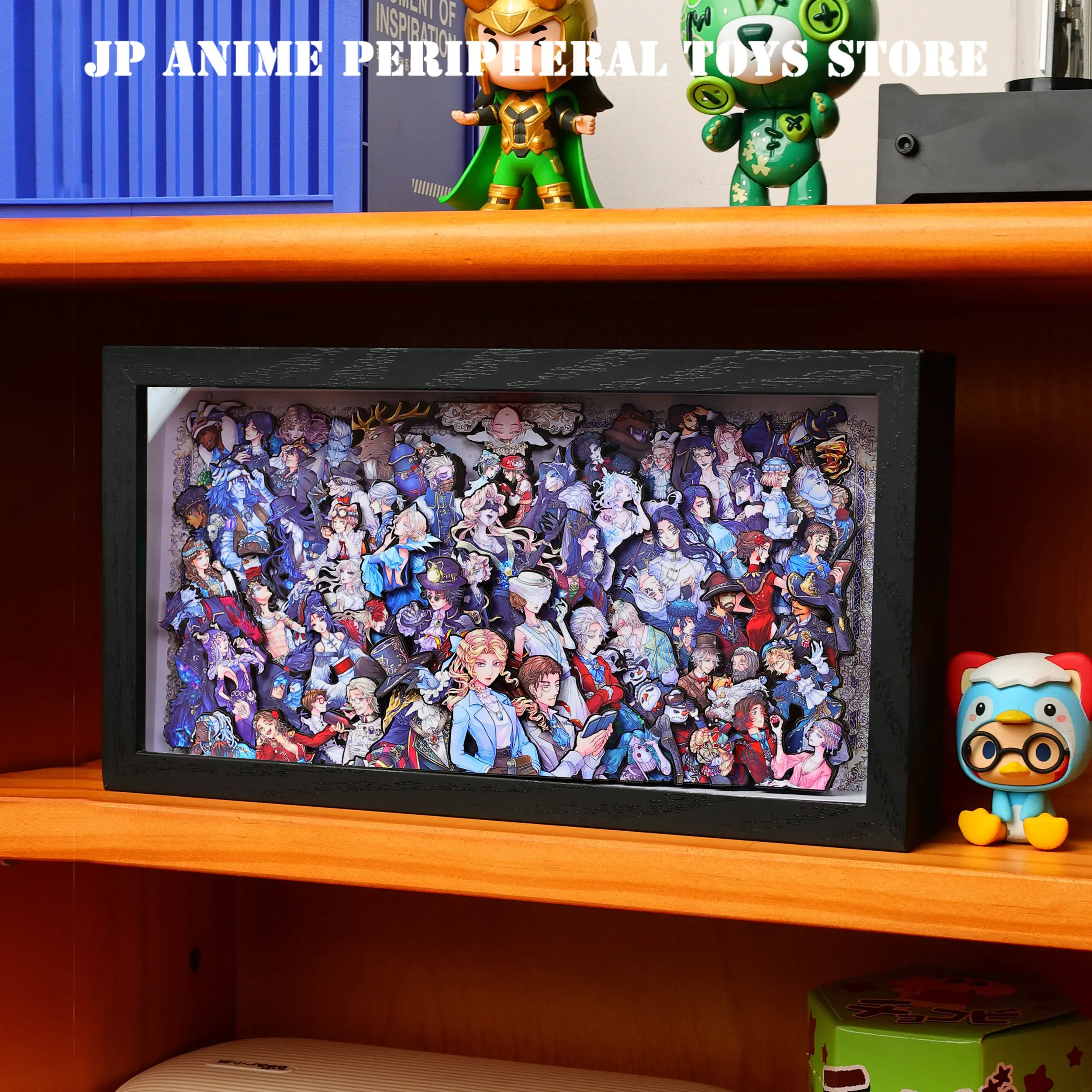 2026 Game Identity Ⅴ 3D Decorative Painting Emma Woods Mercenary Figure Handmade Decorative Picture Frame Desktop DecorationGift