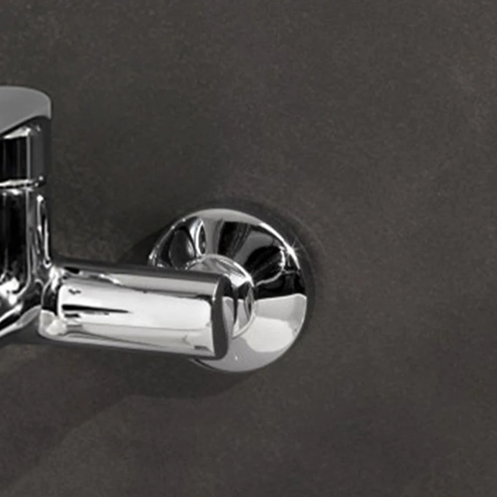 

3 Pcs Faucet Covers Ugly Heating Pipe Decorative Shield Water Bathroom Holes Around Pipes for Parking Silver Cap