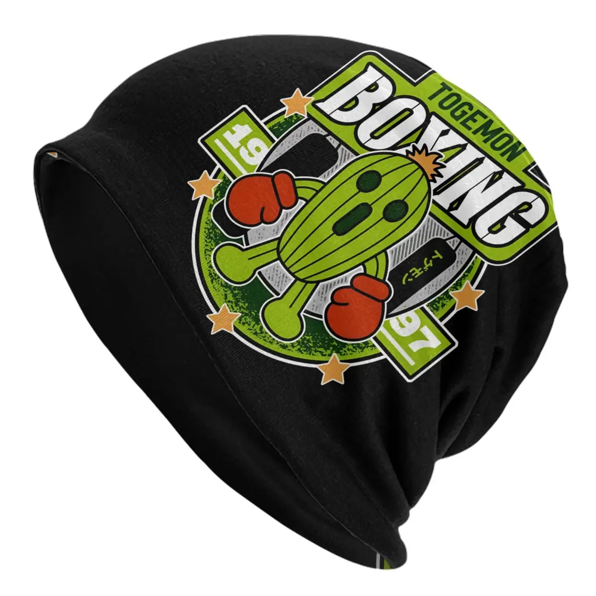 تصميم فريد من نوعه Togemon Boxing Digital Monster Digimon Bonnet Knit Hat Merch Winter Cozy Chemo Beanies للرجال