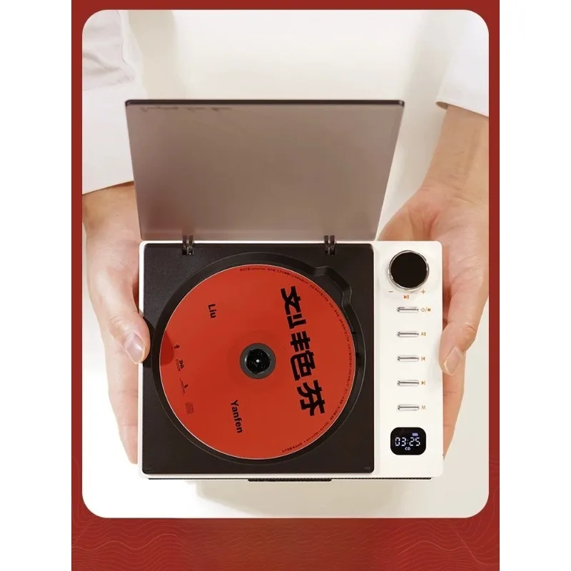 Burn grade S-CD all-in-one machine retro music record player album player portable stereo