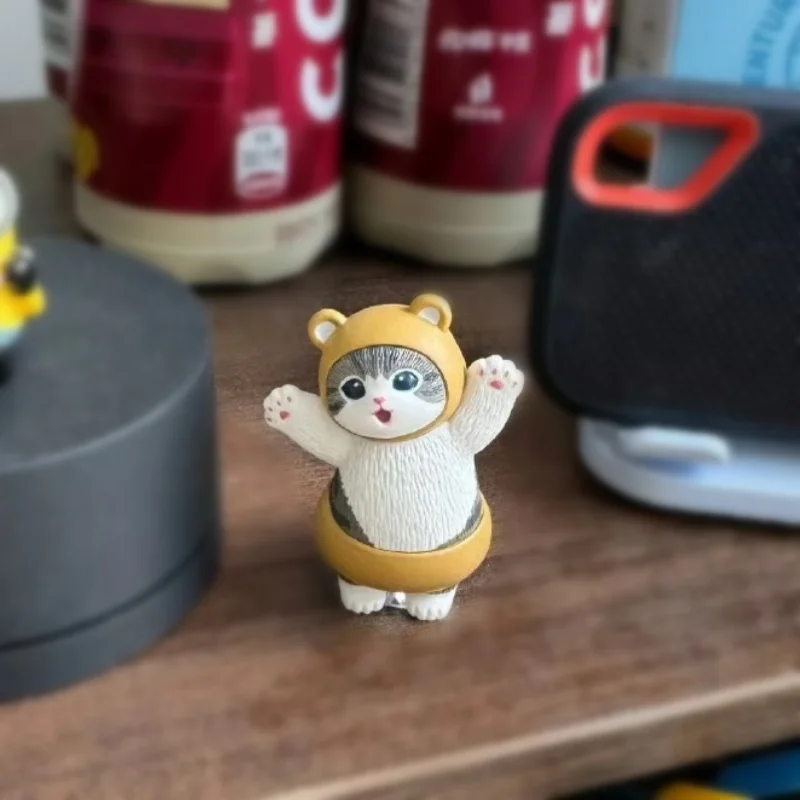 Caja misteriosa ciega Original Maofusandi Nyanpants lindo gato Kawaii gatito Cosplay conejo oso zorro Koala figuras Pand rojas