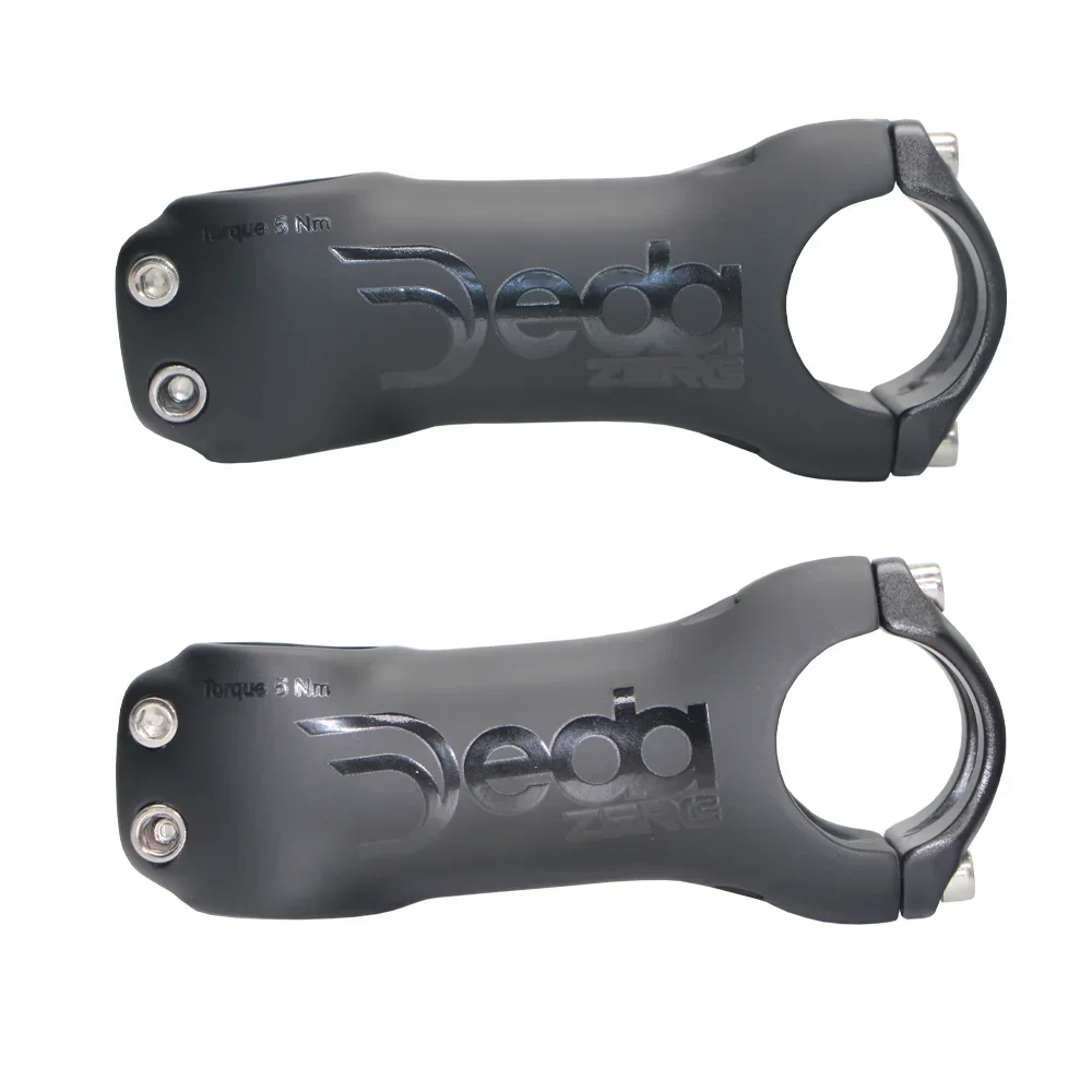 DEDA full carbon mountain or road bike stem lengths from 80 to 120 mm, fork tube 6 degrees or 17 degrees 28.6 mm