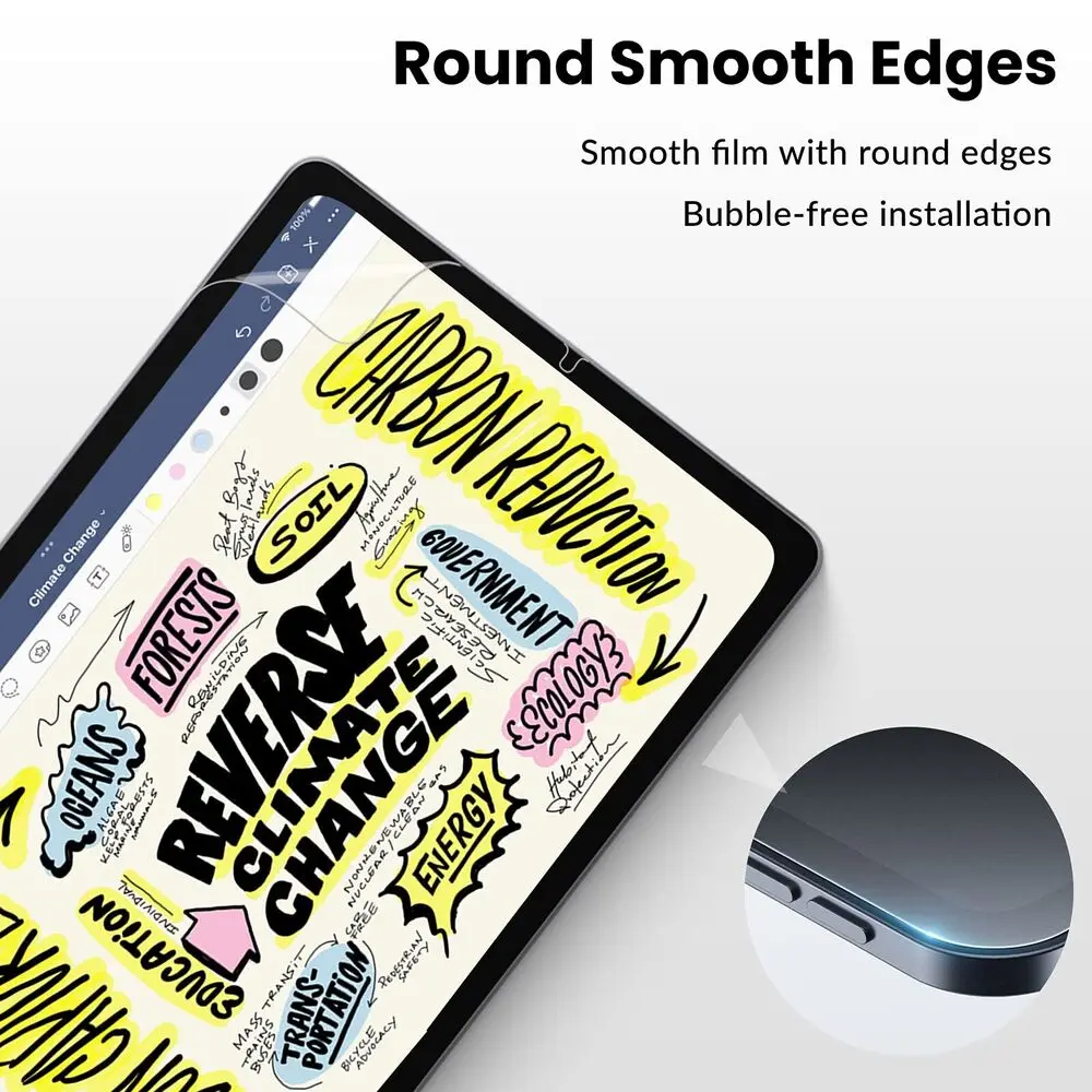Protetor de tela fosco para ipad mini a17 pro 2024 mini7 mini 6 (8.3 polegadas) escrita em papel pintura filme macio