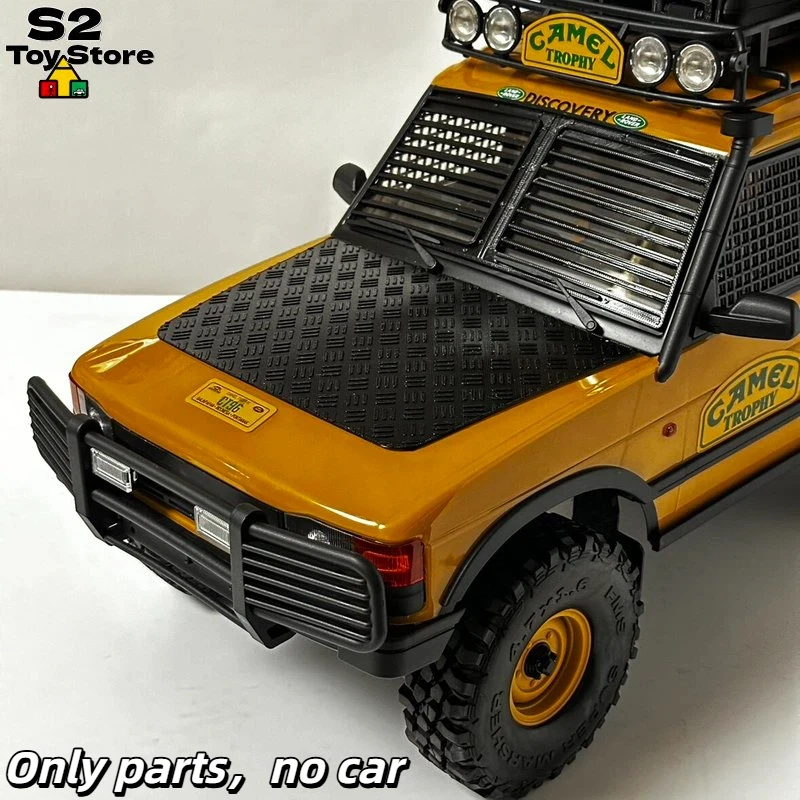 FMS 1/10 Camel Trophy Hood Iron Plate For Discovery Rc Car Non Destructive Installation Exterior Decoration Accessory