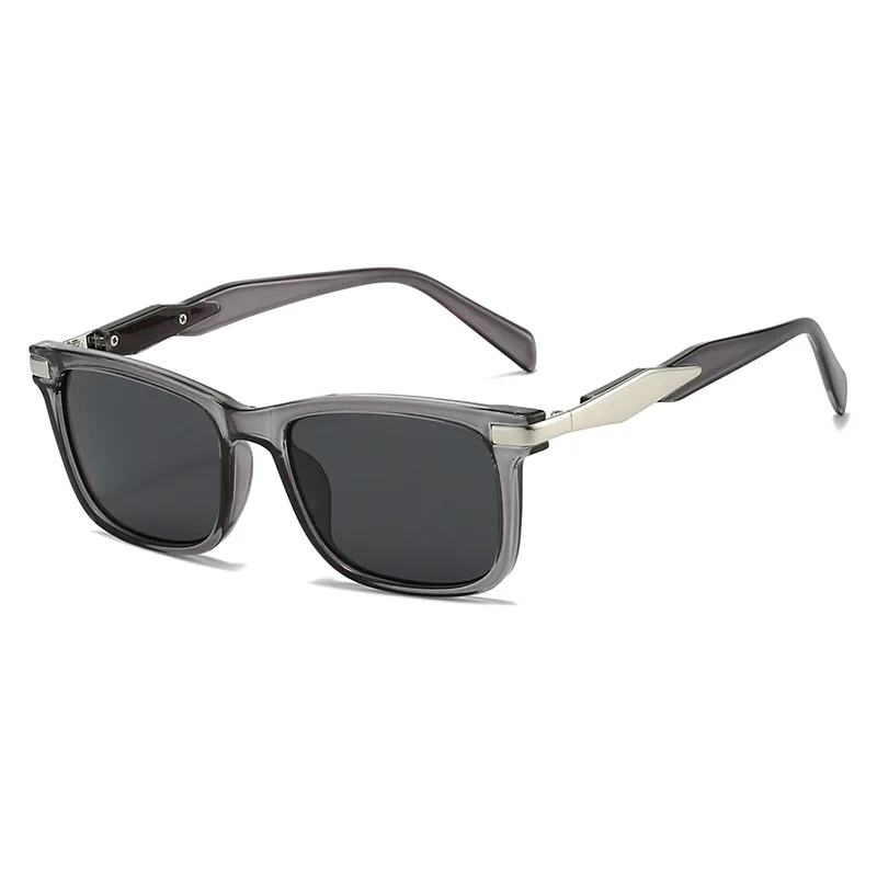 New Men's Advanced Ultra Light Coarse Frame Fashion Square Sunglasses Women Men Trendy Anti Mist Outdoor Driving Shades UV400