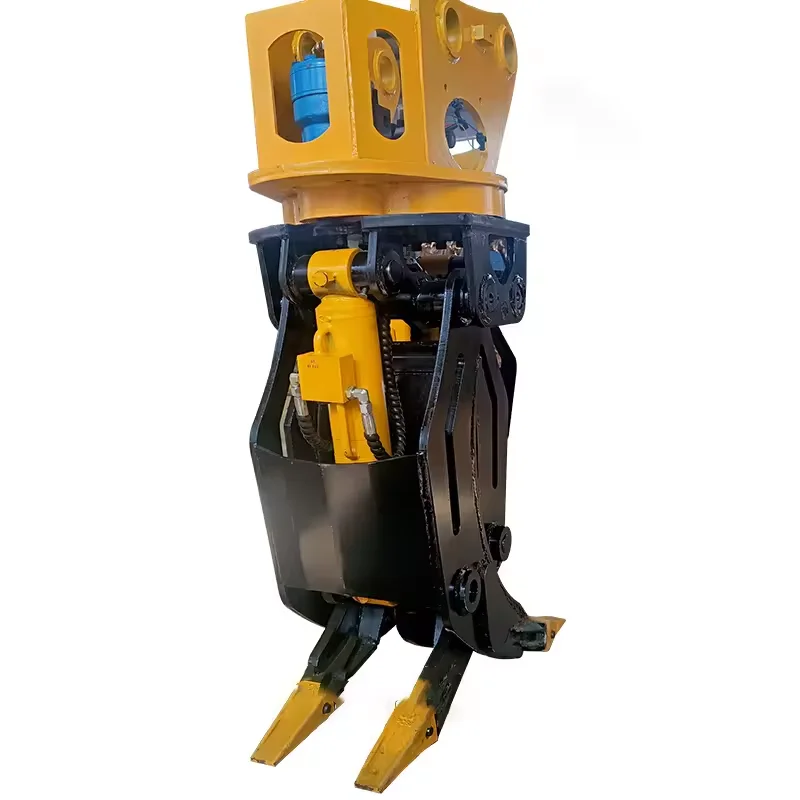 OEM حفارة هيدروليكية تصارع خشبي دوار لآلة الغابات 12-24ton